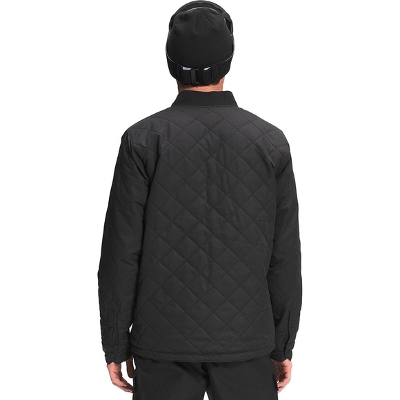 The North Face Mens Jester Reversible Quilted Bomber Jacket Medium Black Blue - Picture 6 of 16